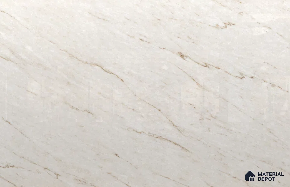 Large Format Marble Floor & Wall Tile TL 11471 Ferior Pale Sisal 6 ft x 4 ft Vitrified Glossy Finish - 9 mm | 4 Random Design | Suitable for Living Room, Bedroom, Dining & Office | Adhesive and Spacers Must be Used During Installation