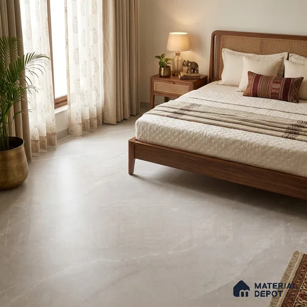 Armani Marble Wall & Floor Tile TL 11475 B Grey 6 ft x 4 ft Matte Finish Vitrified Tile - 9 mm | 4 Random Designs | Suitable For Living Room, Bedroom, Dining Area