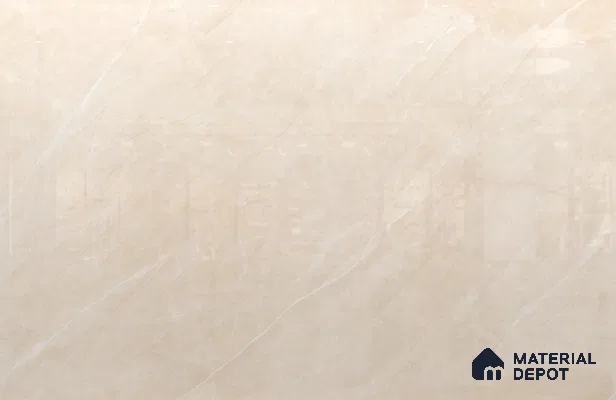 Large Format Marble Floor & Wall Tile TL 11476 Neo Armani Crema 6 ft x 4 ft Vitrified Glossy Finish - 9 mm | 4 Random Design | Suitable for Living Room, Bedroom, Dining & Office | Adhesive and Spacers Must be Used During Installation