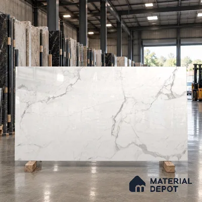 Large Format Marble Floor & Wall Tile TL 11482 Riseonic 6 ft x 4 ft Vitrified Glossy Finish - 9 mm | 4 Random Design | Suitable for Living Room, Bedroom, Dining & Office | Adhesive and Spacers Must be Used During Installation