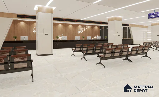 Large Format Marble Floor & Wall Tile TL 11491 B Dream Onyx Pearl 6 ft x 4 ft Vitrified Glossy Finish - 9 mm | 4 Random Design | Suitable for Living Room, Bedroom, Dining & Office | Adhesive and Spacers Must be Used During Installation