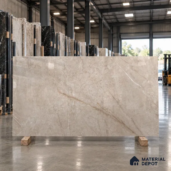 Marble Wall & Floor Tile TL 11499 Brown 6 ft x 4 ft Glossy Finish Vitrified Tile - 9 mm | 3 Random Designs | Suitable For Living Room, Bedroom, Bathroom
