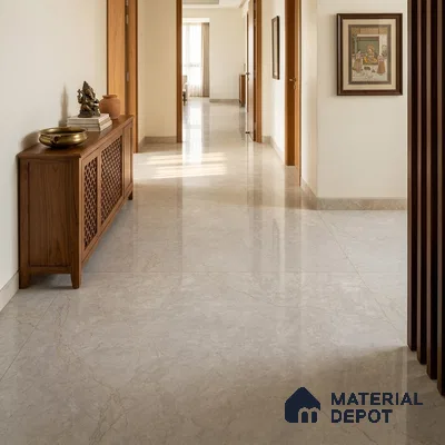 Marble Wall & Floor Tile TL 11500 B Grey 6 ft x 4 ft Glossy Finish Vitrified Tile - 9 mm | 4 Random Designs | Suitable For Living Room, Bedroom, Bathroom | Adhesive and Spacers Must be Used During Installation