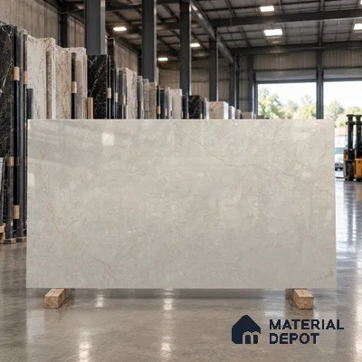 Large Format Marble Floor & Wall Tile TL 11500 C Stillstone Verde 6 ft x 4 ft Vitrified Glossy Finish - 9 mm | 4 Random Design | Suitable for Living Room, Bedroom, Dining & Office | Adhesive and Spacers Must be Used During Installation