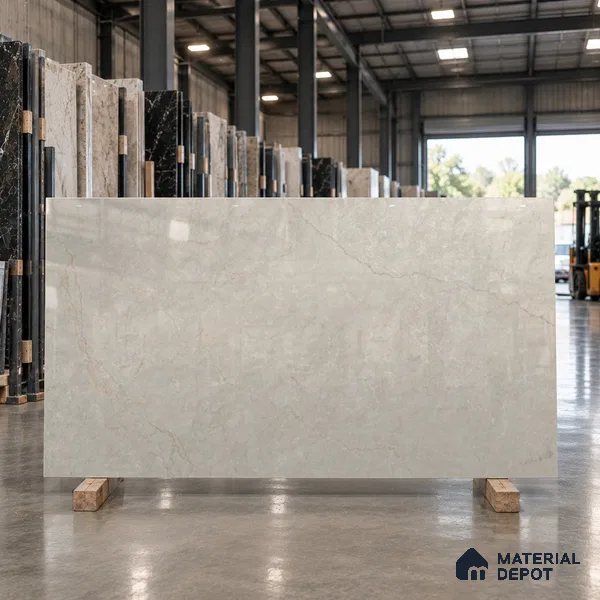 Large Format Marble Floor & Wall Tile TL 11500 C Stillstone Verde 6 ft x 4 ft Vitrified Glossy Finish - 9 mm | 4 Random Design | Suitable for Living Room, Bedroom, Dining & Office | Adhesive and Spacers Must be Used During Installation