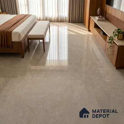 Large Format Marble Floor & Wall Tile TL 11500 C Stillstone Verde 6 ft x 4 ft Vitrified Glossy Finish - 9 mm | 4 Random Design | Suitable for Living Room, Bedroom, Dining & Office | Adhesive and Spacers Must be Used During Installation