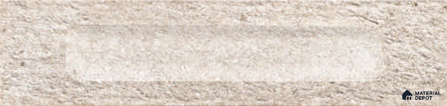 Subway Wall Tile TL 11506 Fruna Argilla Decor 10 inc x 2 inc Vitrified Whitebody Digimatt Finish - 8 mm | Suitable for Kitchen & Bathroom | Minimum 3 mm Spacer is Mandatory