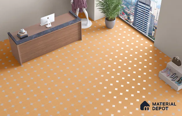 Subway Floor & Wall Tile TL 11526 I Таko З 2 inc x 2 inc Anti Skid Vitrified Whitebody Digimatt Finish - 8.5 mm | Suitable for Kitchen & Bathroom | Minimum 3 mm Spacer is Mandatory