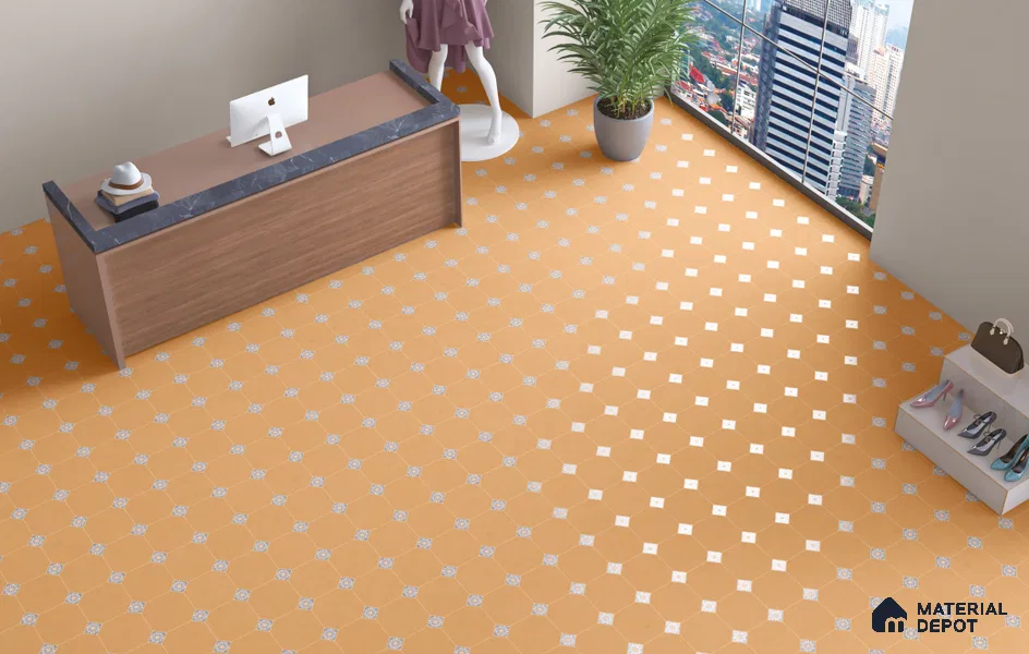 Subway Floor & Wall Tile TL 11526 I Таko З 2 inc x 2 inc Anti Skid Vitrified Whitebody Digimatt Finish - 8.5 mm | Suitable for Kitchen & Bathroom | Minimum 3 mm Spacer is Mandatory