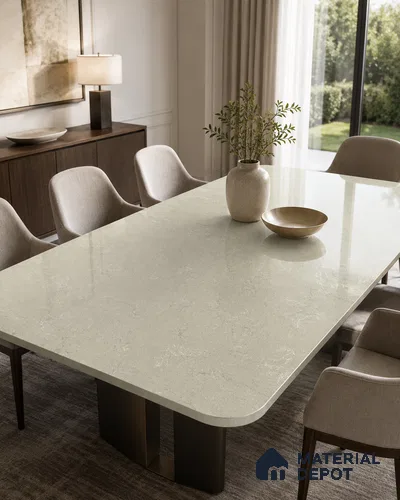 Marble Kitchen Counter Top Slab TL 11528 F Balistone Lichi 8 ft x 3 ft Full Body Matte Finish - 15 mm | Suitable for Table Top & Window Frame | Adhesive and Spacers Must be Used During Installation