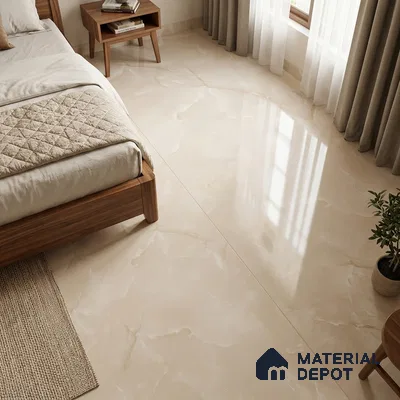 Endless Onyx Floor Tile TL 11539 6 ft x 4 ft Glossy Finish Vitrified Tile - 15 mm | Suitable For Living Room, Bedroom, Bathroom | Adhesive and Spacers Must be Used During Installation