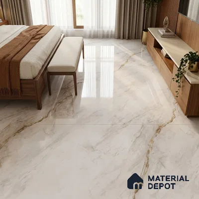 TL 11567 Endless Michel Angelo 6 ft x 4 ft Glossy Vitrified Tile - 10 mm | Adhesive and Spacers Must be Used During Installation