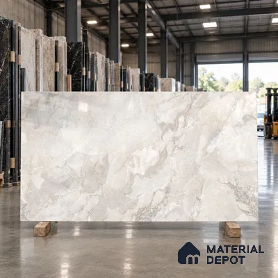 TL 11572 Endless Limer Grey 6 ft x 4 ft Glossy Vitrified Tile - 10 mm | Adhesive and Spacers Must be Used During Installation