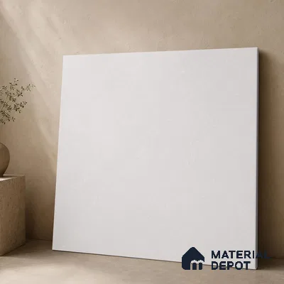 Plain Wall & Floor Tile TL 11639 Pale Fjord | 2 ft x 2 ft Matte Finish Full Body Vitrified Tile - 9 mm | Suitable For Bathroom, Balcony, Courtyard