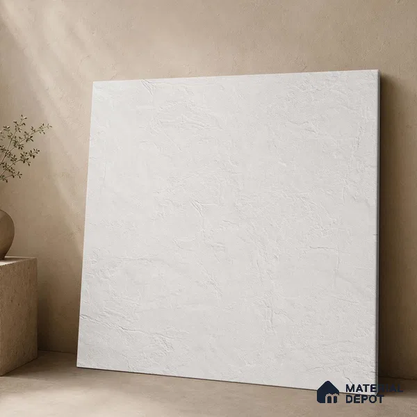 Plain Wall & Floor Tile TL 11639 B Frosted Quarry | 2 ft x 2 ft Punch Matte Finish Full Body Vitrified Tile - 9 mm | Suitable For Bathroom, Balcony, Courtyard