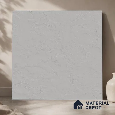 Plain Wall & Floor Tile TL 11639 B Frosted Quarry | 2 ft x 2 ft Punch Matte Finish Full Body Vitrified Tile - 9 mm | Suitable For Bathroom, Balcony, Courtyard