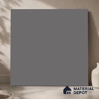 Plain Wall & Floor Tile TL 11640 Slate Drift | 2 ft x 2 ft Matte Finish Full Body Vitrified Tile - 9 mm | Suitable For Bathroom, Balcony, Courtyard