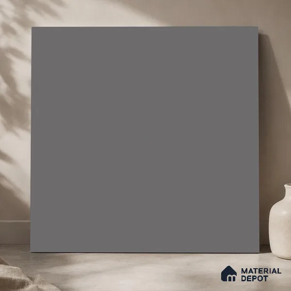 Plain Wall & Floor Tile TL 11640 Slate Drift | 2 ft x 2 ft Matte Finish Full Body Vitrified Tile - 9 mm | Suitable For Bathroom, Balcony, Courtyard
