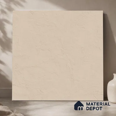 Plain Wall & Floor Tile TL 11642 B Sahara Plaster | 2 ft x 2 ft Punch Matte Finish Full Body Vitrified Tile - 9 mm | Suitable For Bathroom, Balcony, Courtyard