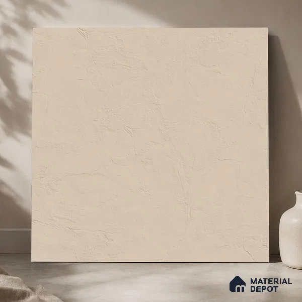 Plain Wall & Floor Tile TL 11642 B Sahara Plaster | 2 ft x 2 ft Punch Matte Finish Full Body Vitrified Tile - 9 mm | Suitable For Bathroom, Balcony, Courtyard