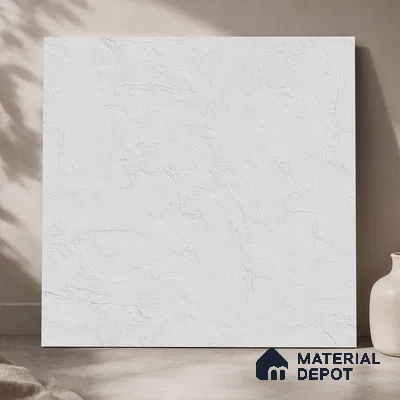 Plain Wall & Floor Tile TL 11643 B Frosted Plaster | 2 ft x 2 ft Punch Matte Finish Full Body Vitrified Tile - 9 mm | Suitable For Bathroom, Balcony, Courtyard