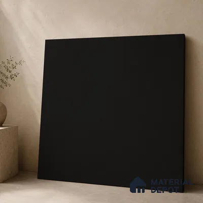 Plain Wall & Floor Tile TL 11644 Obsidian Shadow | 2 ft x 2 ft Matte Finish Full Body Vitrified Tile - 9 mm | Suitable For Bathroom, Balcony, Courtyard