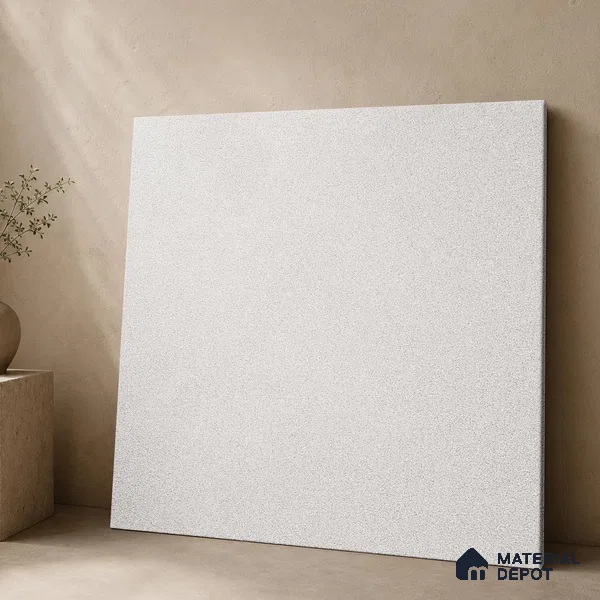 Terrazzo Salt & Paper Tile TL 11645 Sierra Frost | 2 ft x 2 ft Matte Finish Full Body Vitrified Wall & Floor Tile - 9 mm | Suitable For Bathroom, Balcony, Courtyard