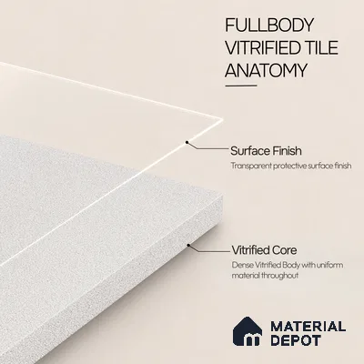 Terrazzo Salt & Paper Tile TL 11645 Sierra Frost | 2 ft x 2 ft Matte Finish Full Body Vitrified Wall & Floor Tile - 9 mm | Suitable For Bathroom, Balcony, Courtyard
