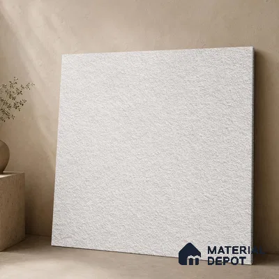 Terrazzo Salt & Paper Tile TL 11645 B Frosted Mesa | 2 ft x 2 ft Punch Matte Finish Full Body Vitrified Wall & Floor Tile - 9 mm | Suitable For Bathroom, Balcony, Courtyard