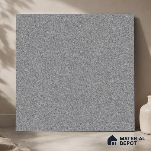 Terrazzo Salt & Paper Tile TL 11646 Silver Drift | 2 ft x 2 ft Matte Finish Full Body Vitrified Wall & Floor Tile - 9 mm | Suitable For Bathroom, Balcony, Courtyard