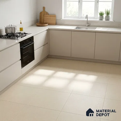 Terrazzo Salt & Paper Tile TL 11647 Sahara Veil | 2 ft x 2 ft Matte Finish Full Body Vitrified Wall & Floor Tile - 9 mm | Suitable For Bathroom, Balcony, Courtyard
