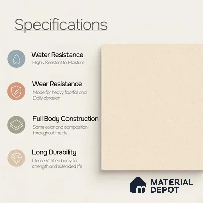 Terrazzo Salt & Paper Tile TL 11647 Sahara Veil | 2 ft x 2 ft Matte Finish Full Body Vitrified Wall & Floor Tile - 9 mm | Suitable For Bathroom, Balcony, Courtyard