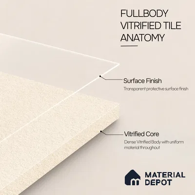 Terrazzo Salt & Paper Tile TL 11647 B Sahara Drift | 2 ft x 2 ft Punch Matte Finish Full Body Vitrified Wall & Floor Tile - 9 mm | Suitable For Bathroom, Balcony, Courtyard
