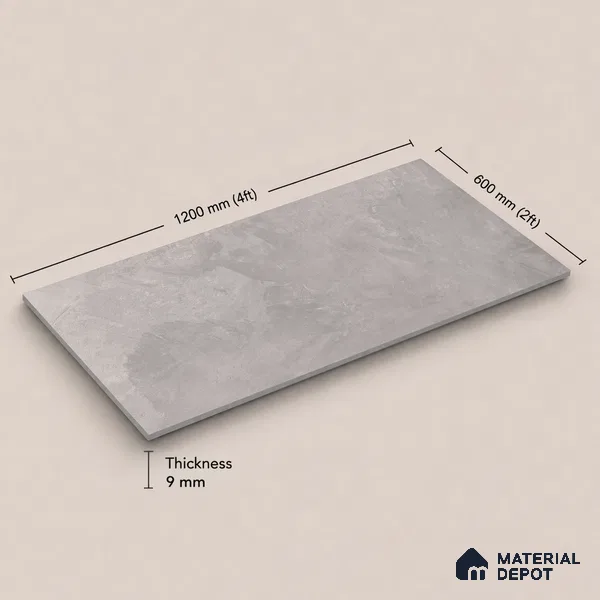 Stone Tile TL 11648 C | 4 ft x 2 ft Craving Matte Finish Vitrified Tile - 9 mm