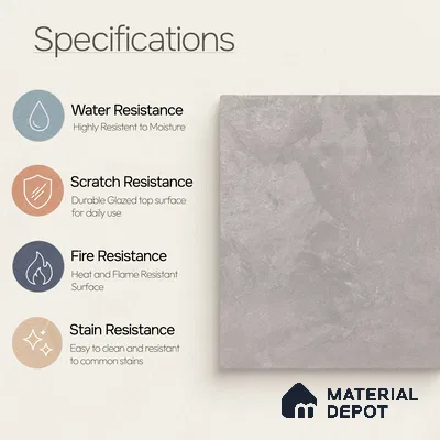 Stone Tile TL 11648 C | 4 ft x 2 ft Craving Matte Finish Vitrified Tile - 9 mm
