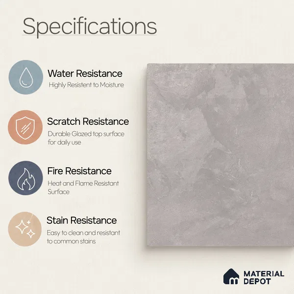 Stone Tile TL 11648 C | 4 ft x 2 ft Craving Matte Finish Vitrified Tile - 9 mm