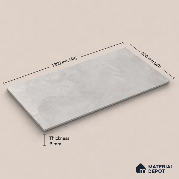 Stone Tile TL 11648 E | 4 ft x 2 ft Craving Matte Finish Vitrified Tile - 9 mm