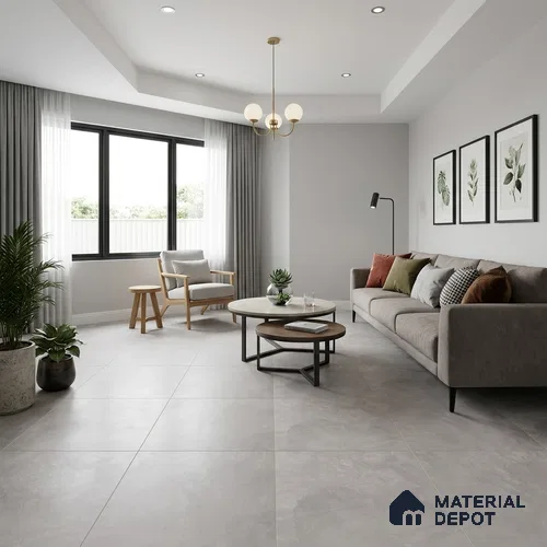 Stone Tile TL 11648 E | 4 ft x 2 ft Carving Matte Finish Vitrified Tile - 9 mm