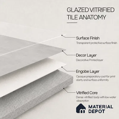 Stone Tile TL 11648 E | 4 ft x 2 ft Craving Matte Finish Vitrified Tile - 9 mm