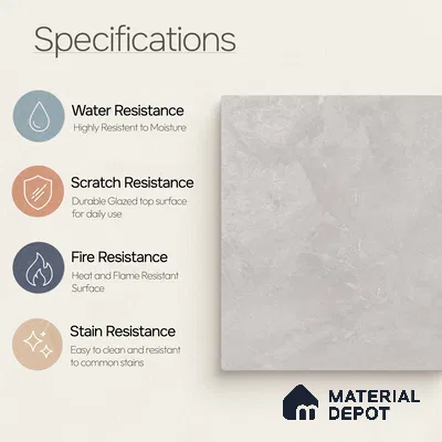 Stone Tile TL 11648 E | 4 ft x 2 ft Craving Matte Finish Vitrified Tile - 9 mm