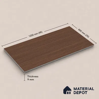 Punch Tile TL 11649 | 4 ft x 2 ft Punch Matte Finish Vitrified Tile - 9 mm