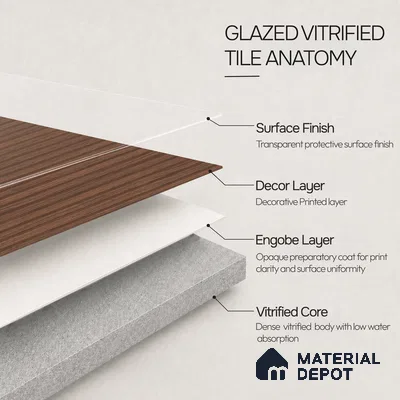 Punch Tile TL 11649 | 4 ft x 2 ft Punch Matte Finish Vitrified Tile - 9 mm