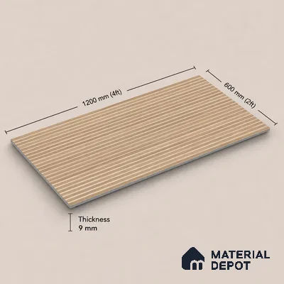 Punch Tile TL 11649 B | 4 ft x 2 ft Punch Matte Finish Vitrified Tile - 9 mm