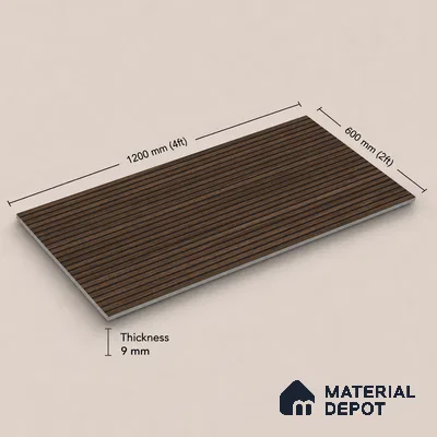 Punch Tile TL 11649 C | 4 ft x 2 ft Punch Matte Finish Vitrified Tile - 9 mm