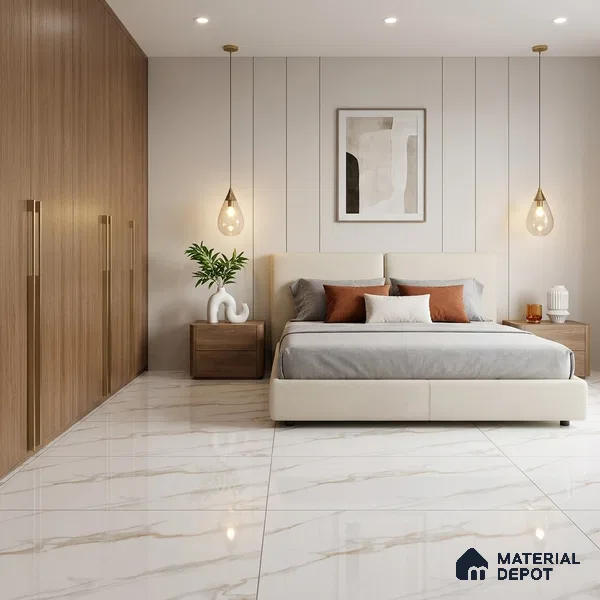 Stone Tile TL 11650 | 4 ft x 2 ft Glossy Finish Vitrified Tile - 9 mm