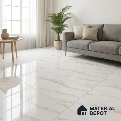 Stone Tile TL 11650 | 4 ft x 2 ft Glossy Finish Vitrified Tile - 9 mm