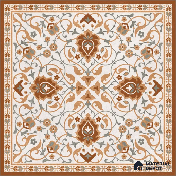 Stone Tile TL 11655 | 2 ft x 2 ft Carving Matte Finish Vitrified Tile - 9 mm