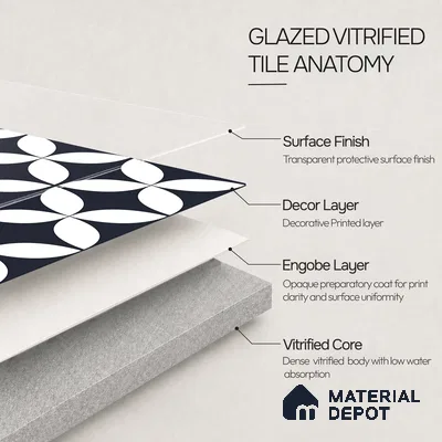 Stone Tile TL 11656 | 2 ft x 2 ft Matte Finish Vitrified Tile - 9 mm