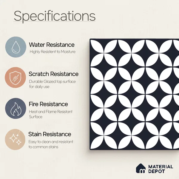 Stone Tile TL 11656 | 2 ft x 2 ft Matte Finish Vitrified Tile - 9 mm