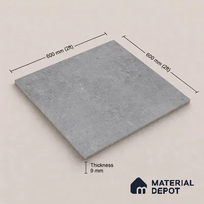 Punch Tile TL 11658 | 2 ft x 2 ft Punch Matte Finish Vitrified Tile - 9 mm